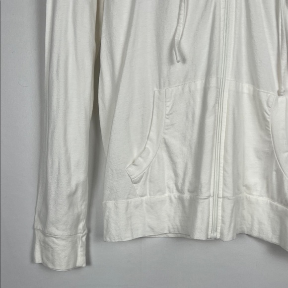 Sofra Women's White Zip-Up Hoodie - Picture 5 of 12